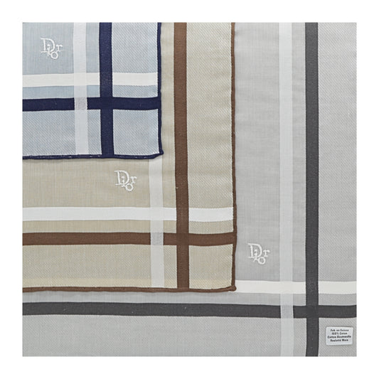 Christian Dior Monsieur Pocket Squares - Set of 3 [NOS]