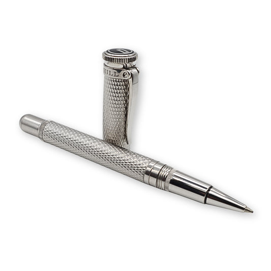 Dunhill Sentryman - Palladium Plated "Barley Pattern"